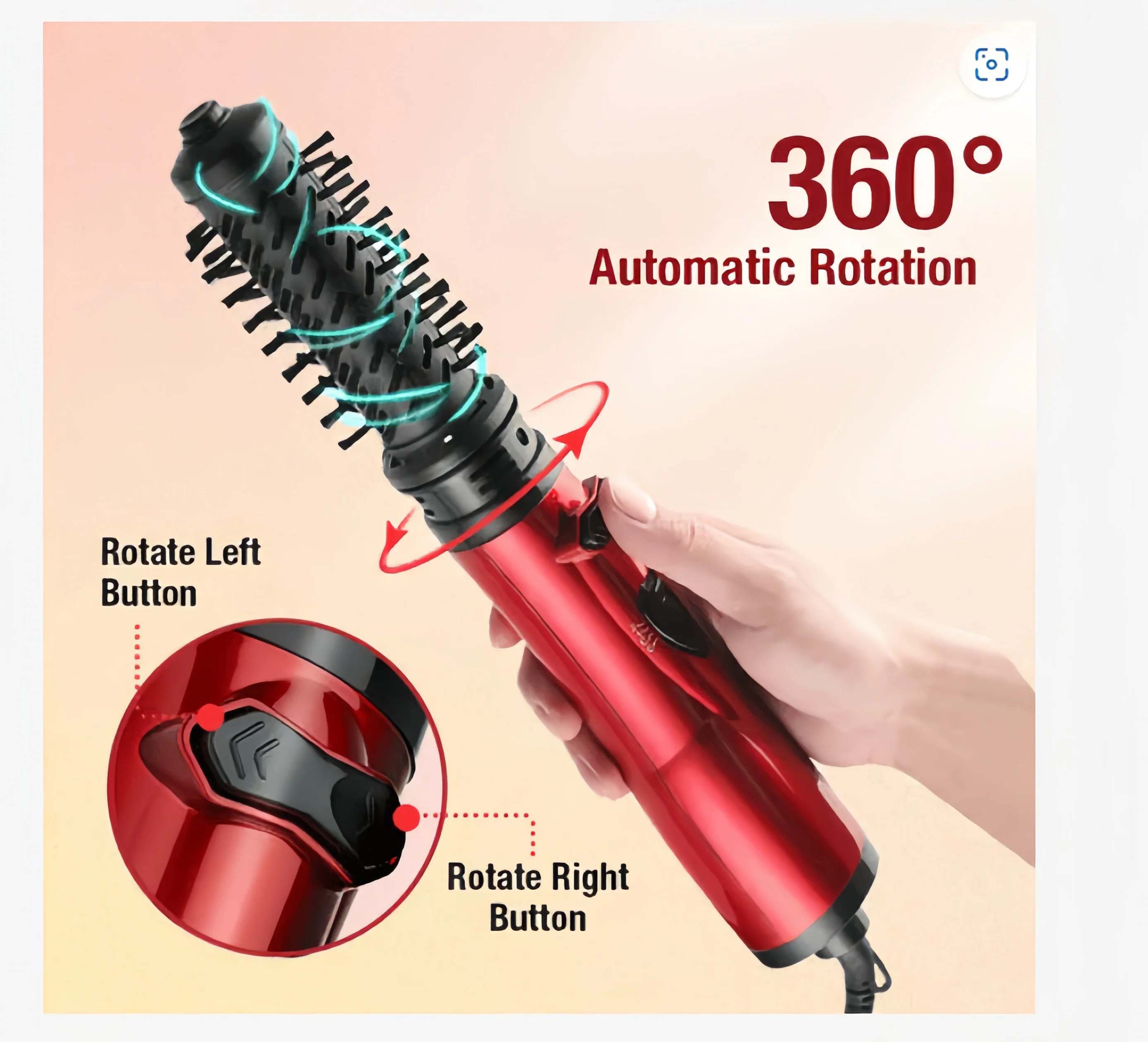 Valcero 3-in-1 hairbrush - Image 3