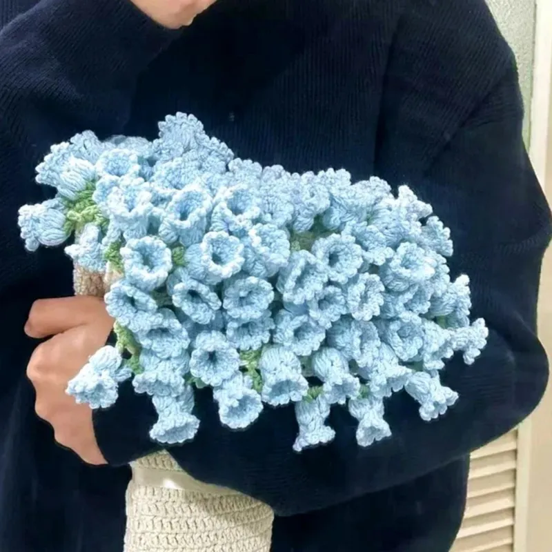 Artisan-Crafted Crochet Flower Blanket - Image 4