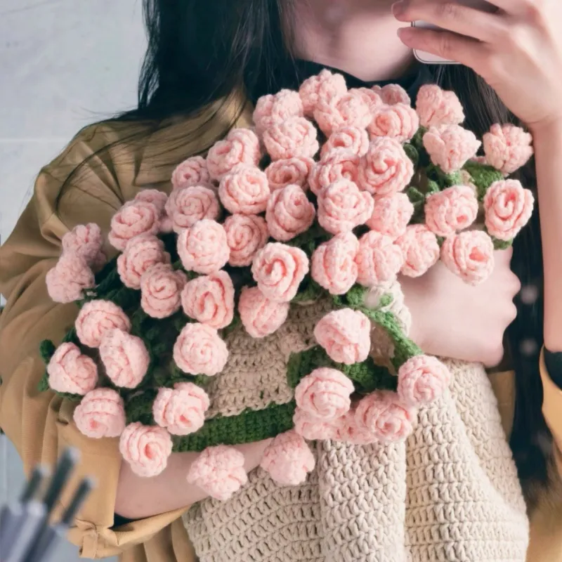 Artisan-Crafted Crochet Flower Blanket - Image 7