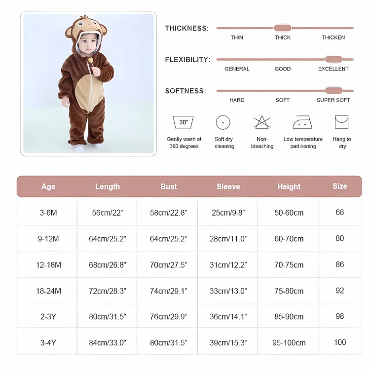 Cute Animal Rompers for Babies and Toddlers - Image 12