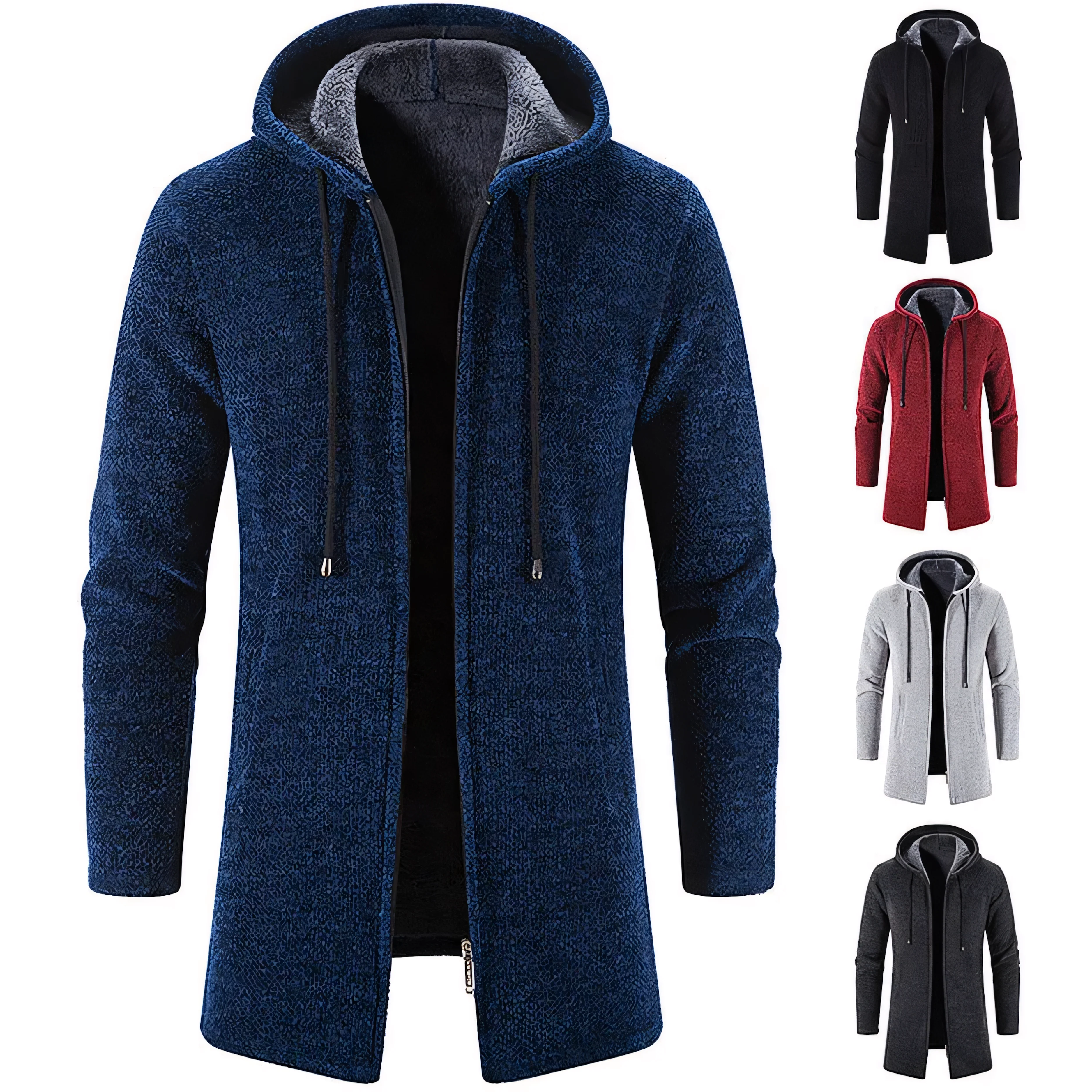 Hooded Fleece Coat — Warmth That Elevates Your Style