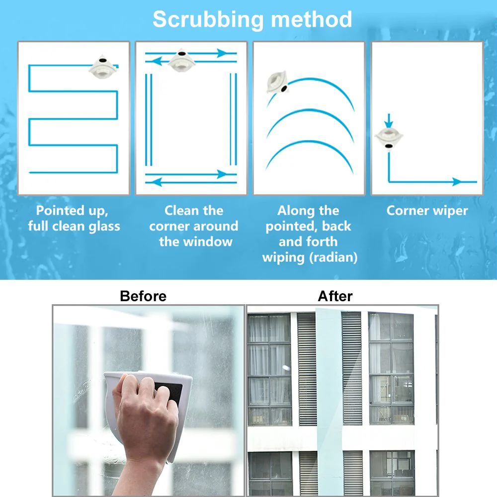 Magnetic Window Wiper – Clean Both Sides Effortlessly - Image 4