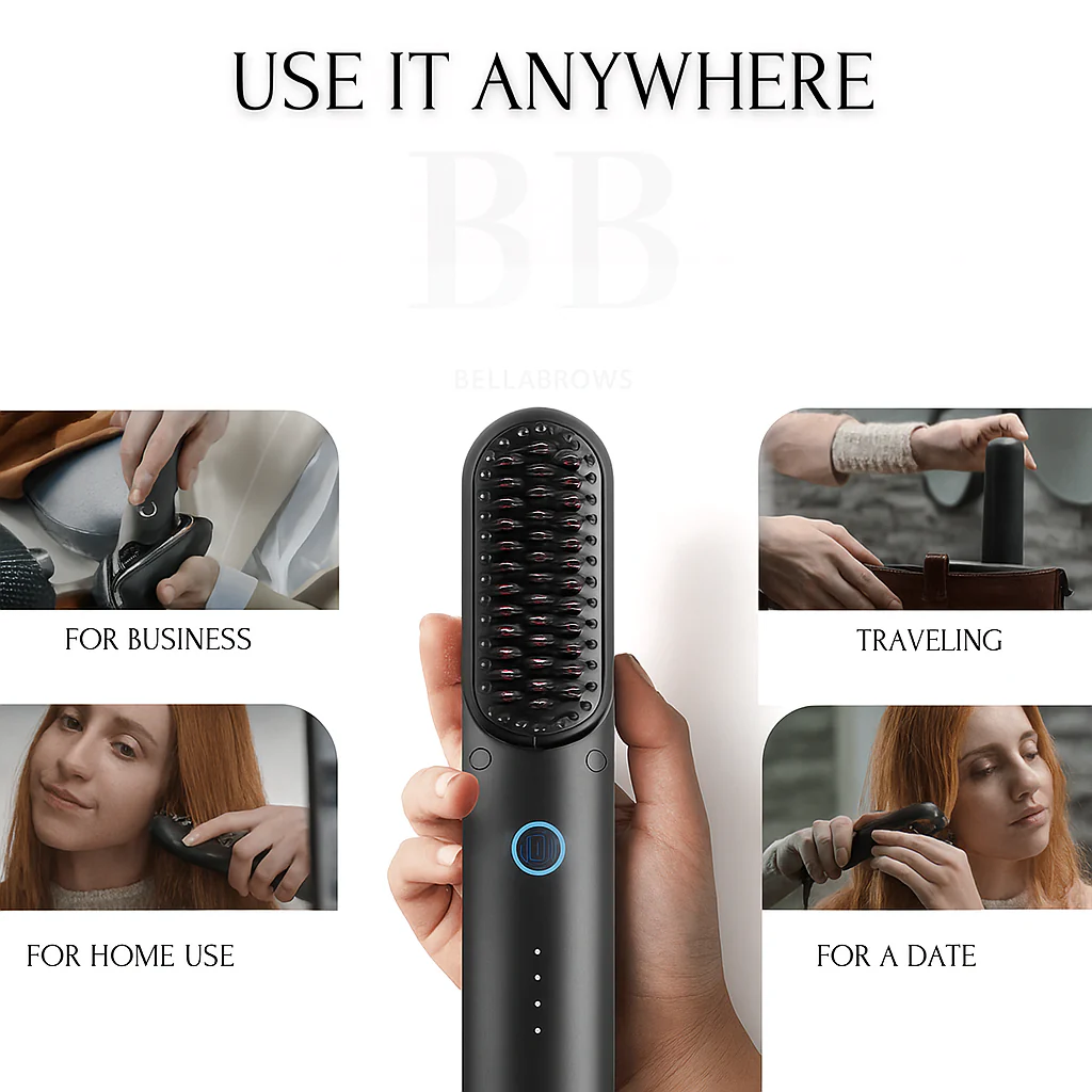 Portable smoothing brush – Tame your unruly strands. In seconds. - Image 6