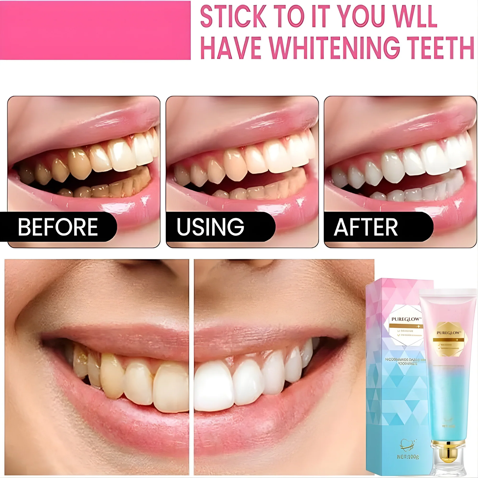 PureGlow™ Instant Niacinamide Whitening Toothpaste - Image 6