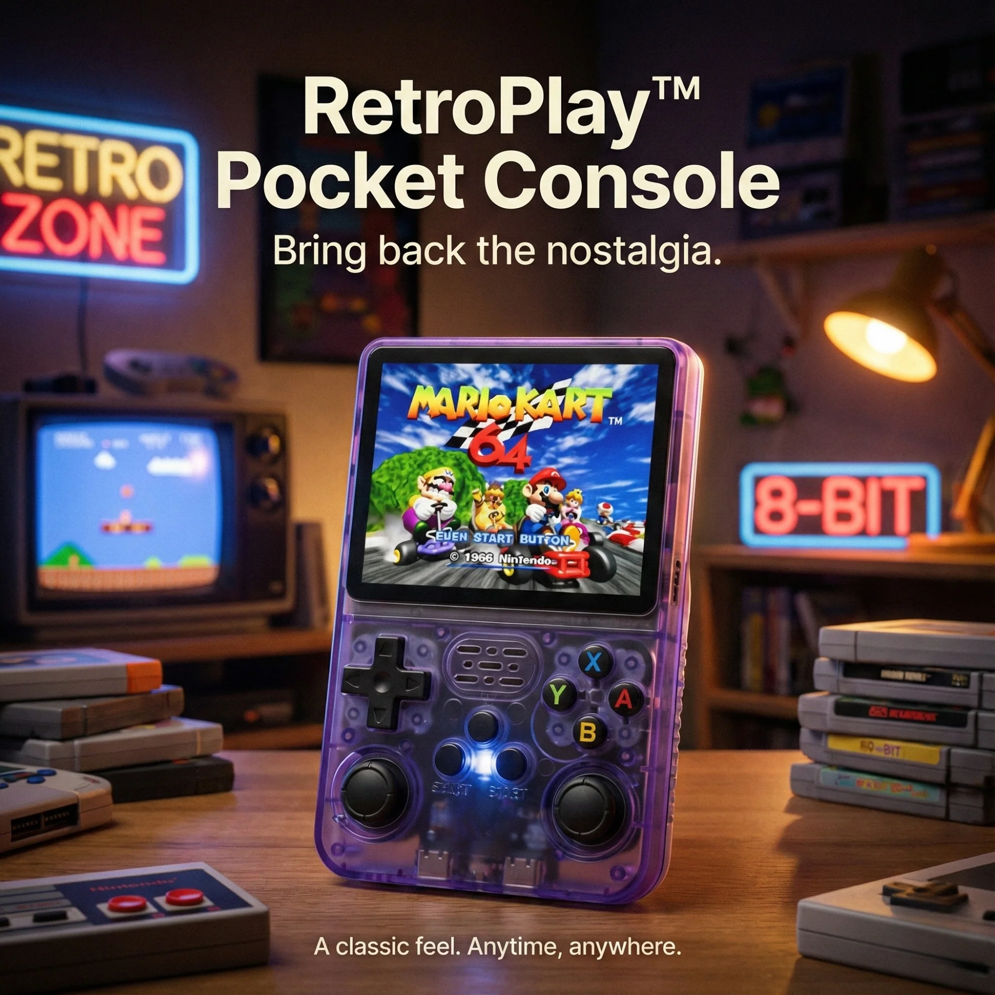RetroPlay™ Pocket Console – 20,000+ Games of Pure Nostalgia - Image 7