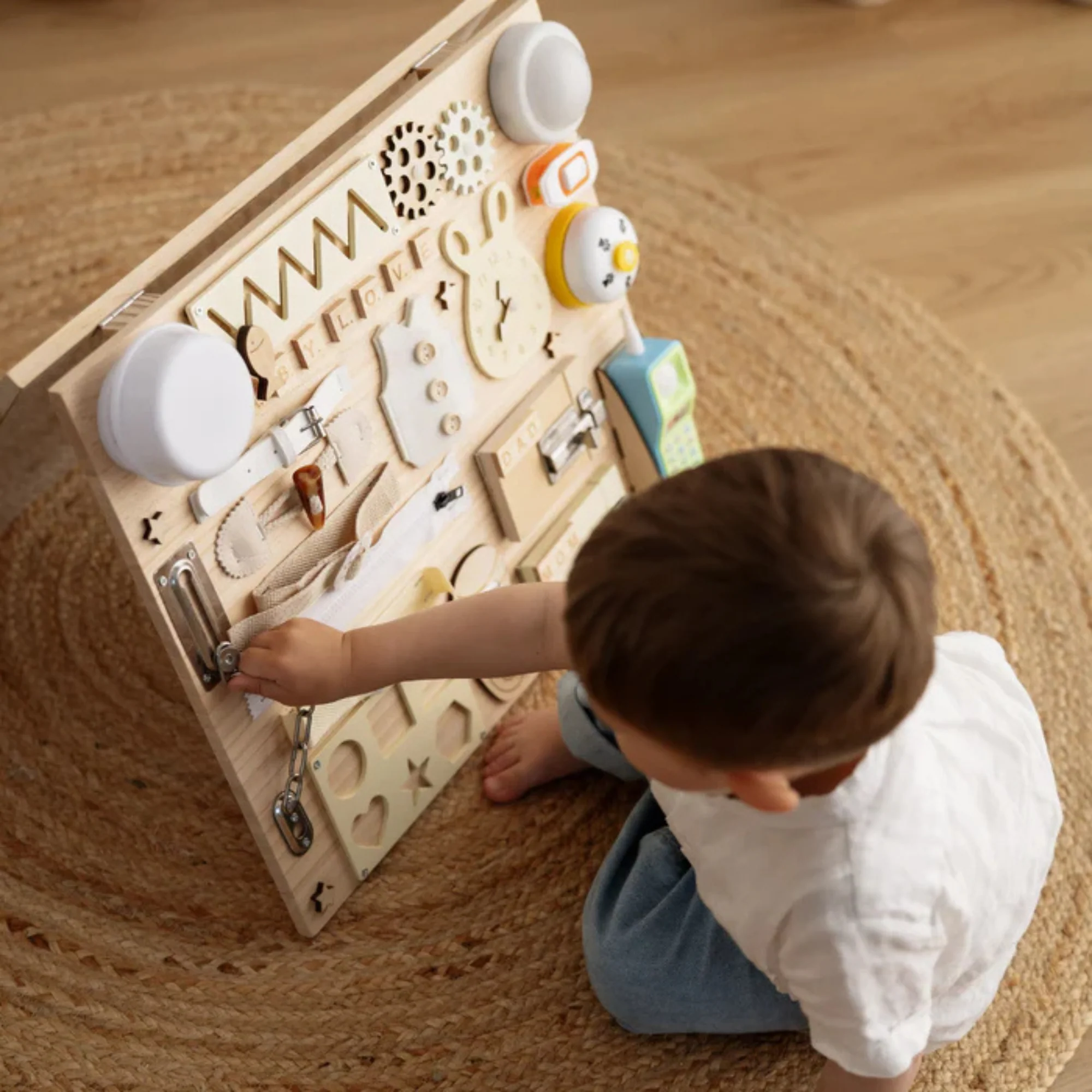 Sensory Happy Board™ – Montessori Busy Board & Magnetic Learning Board - Image 8