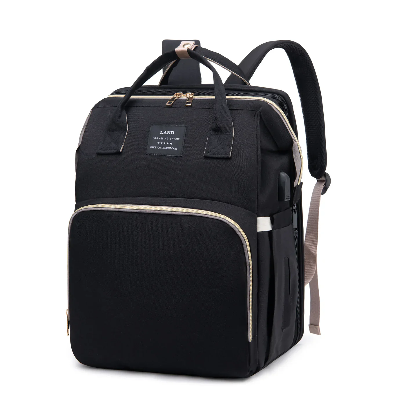 The All-in-One Diaper Bag & Portable Baby Bed - Image 6