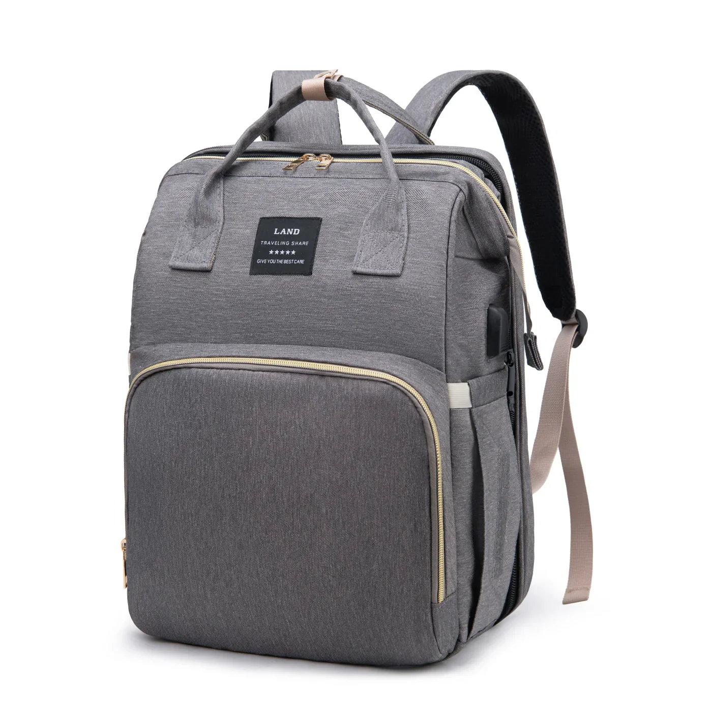 The All-in-One Diaper Bag & Portable Baby Bed - Image 8