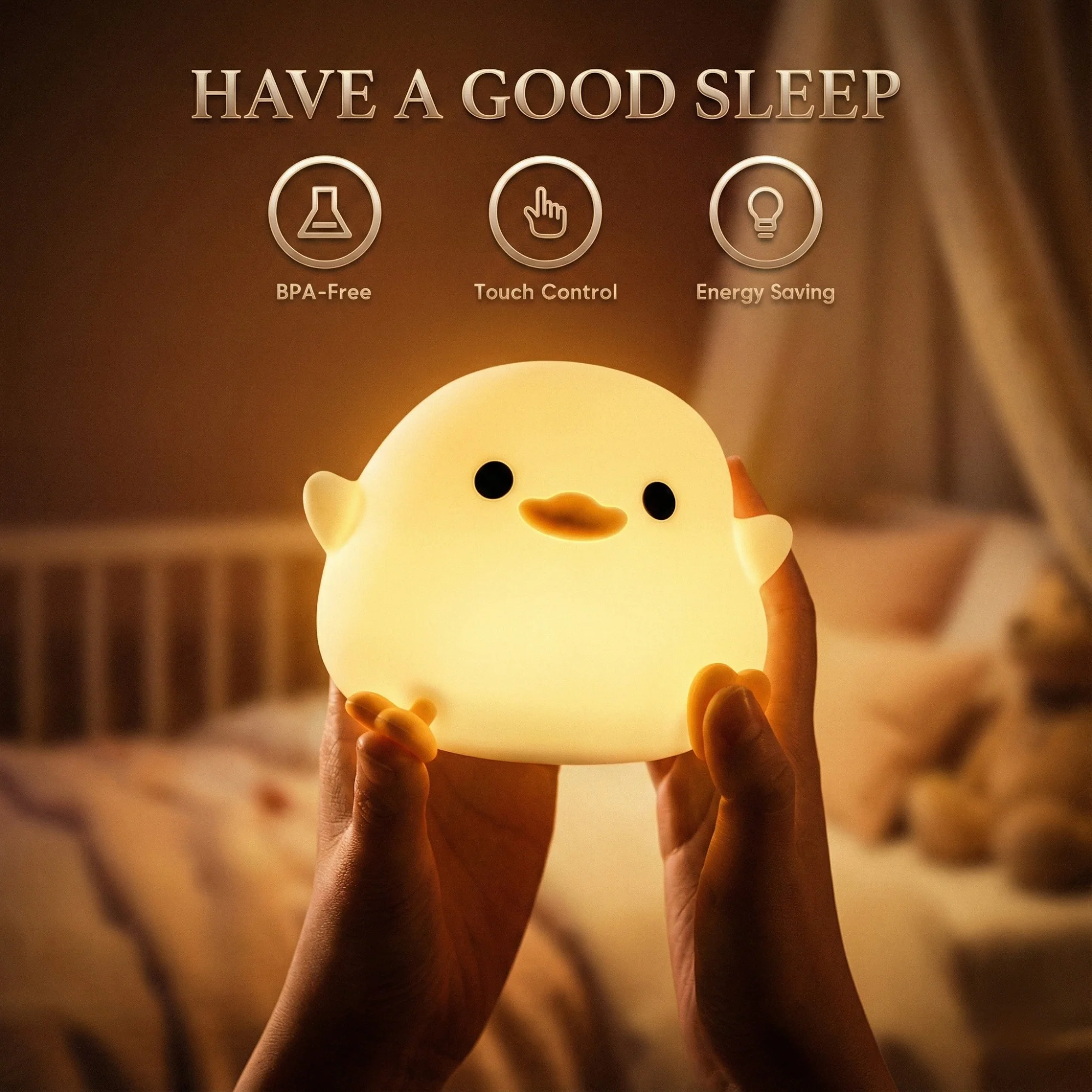 Valcero CozyDuck™ Kids Night Light - Image 5