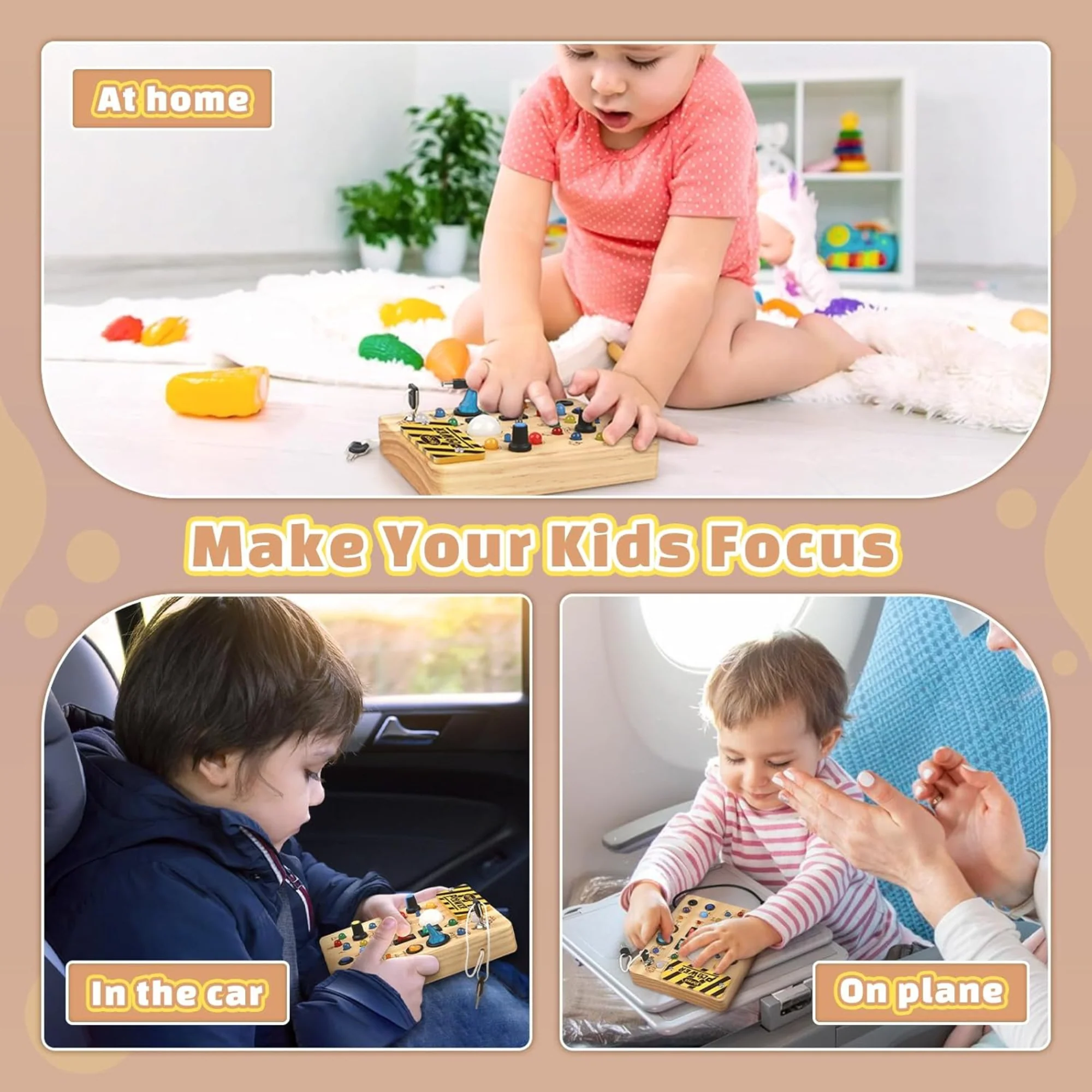 Valcero's Montessori Busy Board™ - Image 5