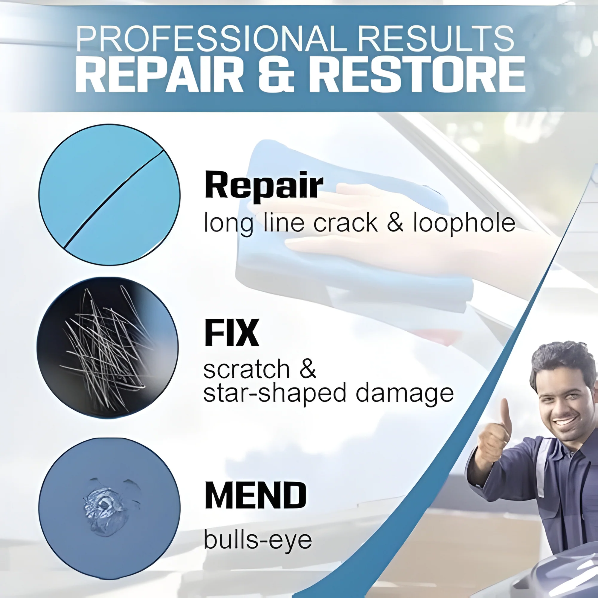 WindShield Crack Repair Kit™ – DIY Glass Fix in Just 30 Minutes! - Image 4